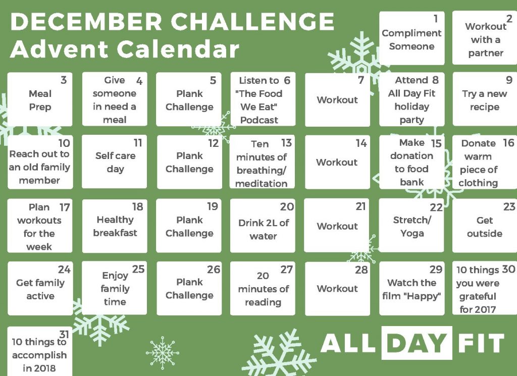 Monthly Challenges – Page 2 – All Day Fit