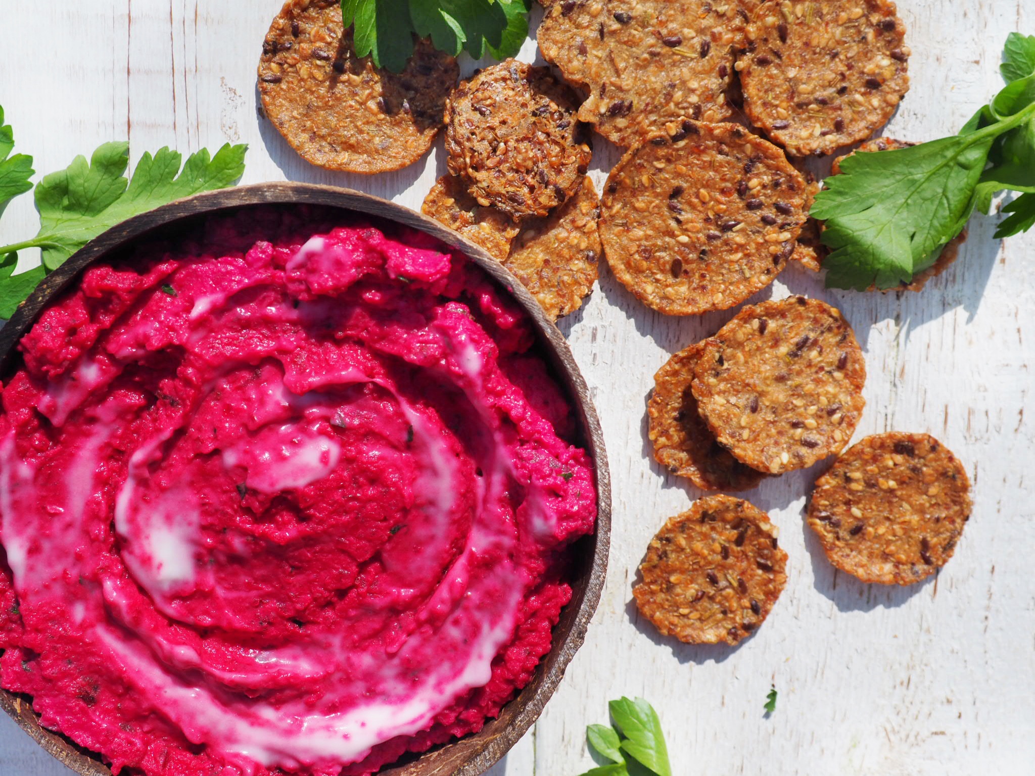 Beet Hummus Dip