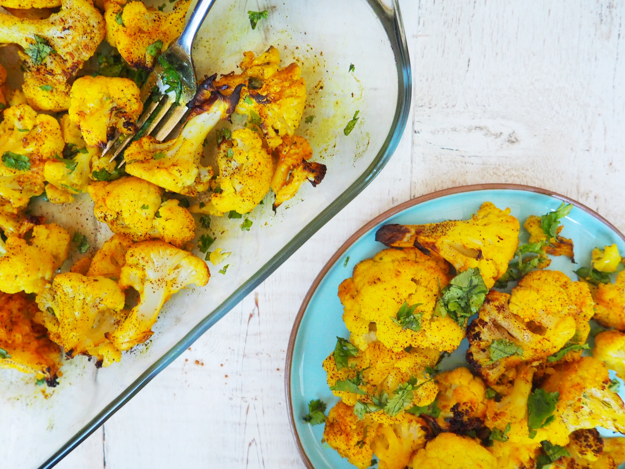 Turmeric Roasted Cauliflower