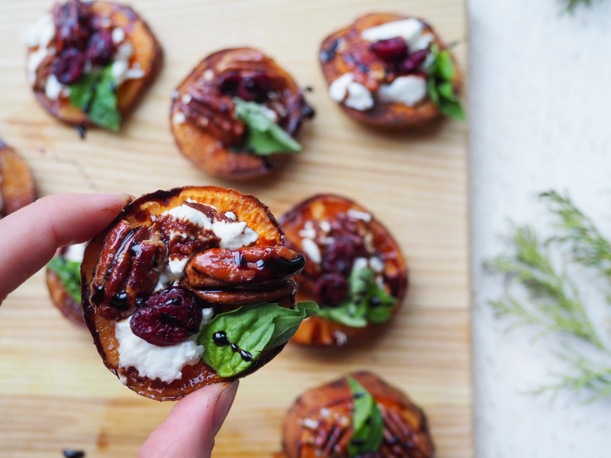 Holiday Sweet Potato Rounds