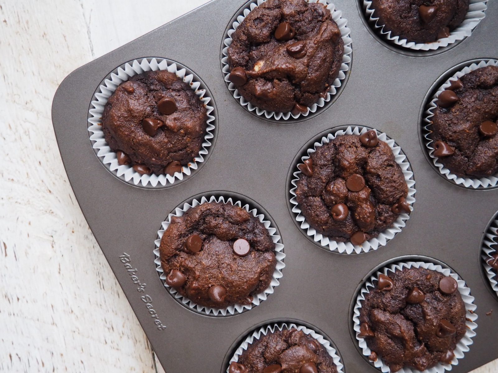 Chocolate Banana Paleo Muffins