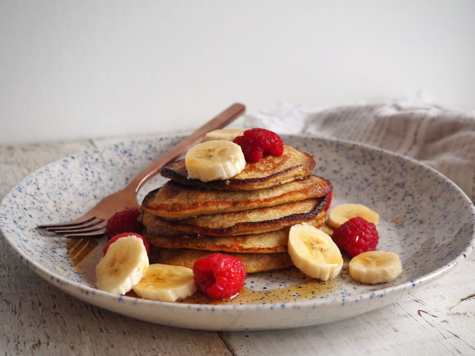 Banana Oat Pancakes