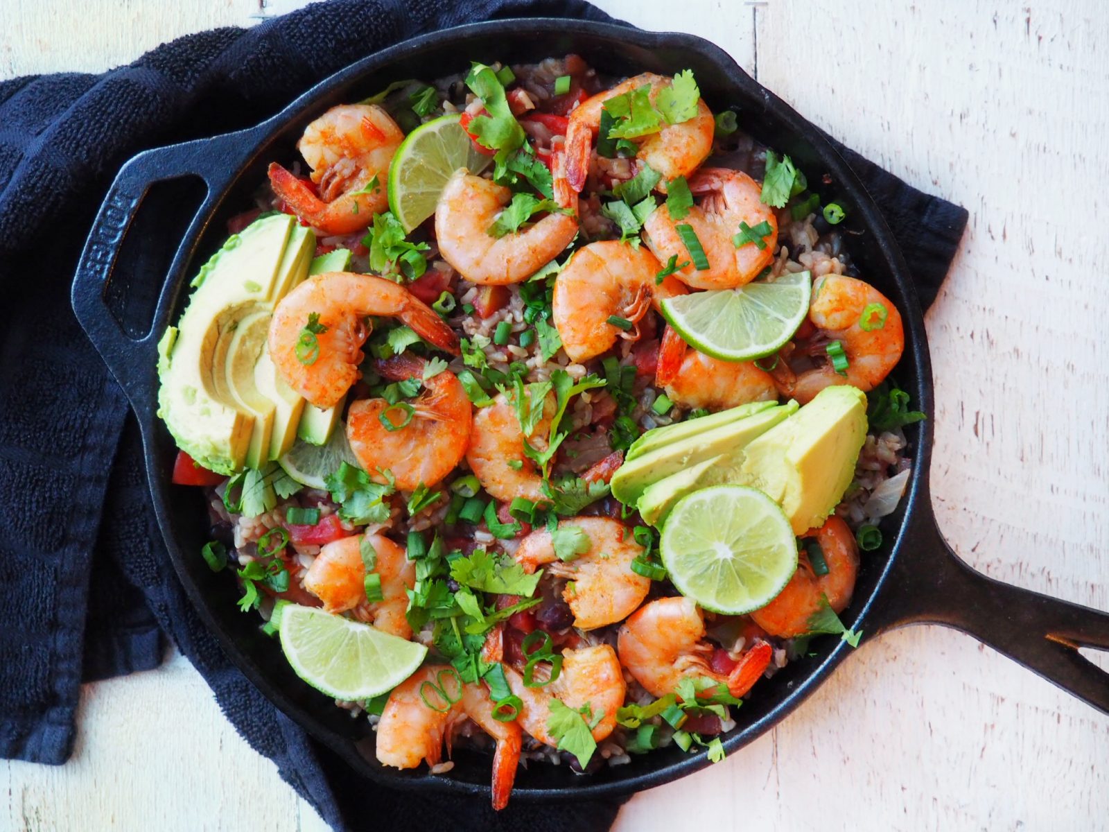 Mexican Shrimp Skillet